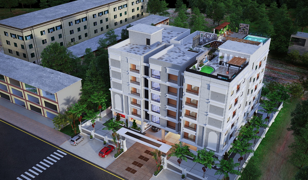 BLU SERENE Apartment Bird Eye View