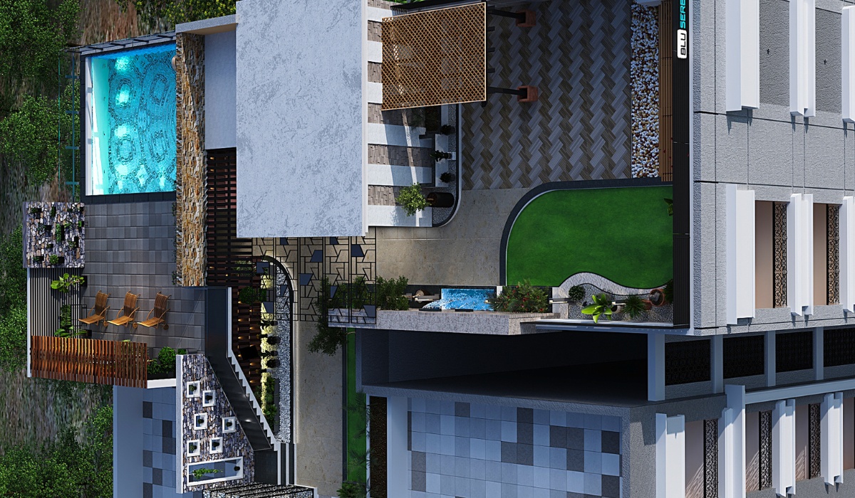 BLU SERENE Apartment Rooftop